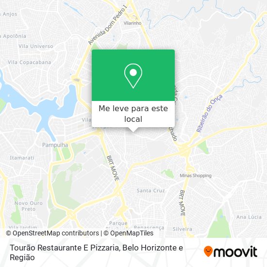 Tourão Restaurante E Pizzaria mapa