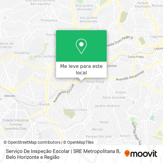 Serviço De Inspeção Escolar | SRE Metropolitana B mapa