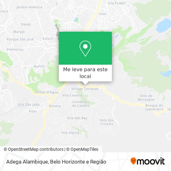 Adega Alambique mapa