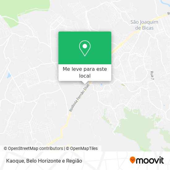 Kaoque mapa