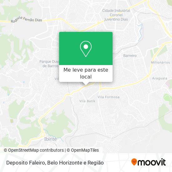 Deposito Faleiro mapa