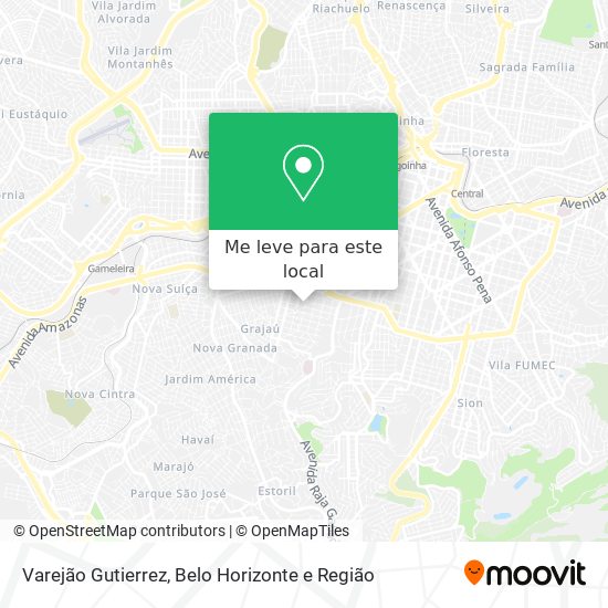 Varejão Gutierrez mapa