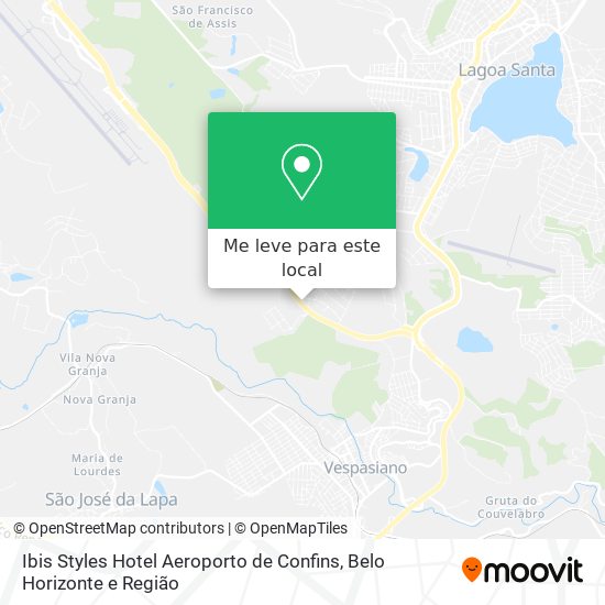 Ibis Styles Hotel Aeroporto de Confins mapa