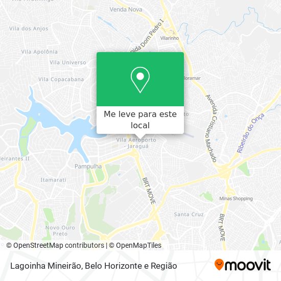 Lagoinha Mineirão mapa