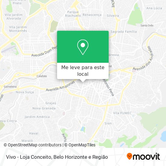 Vivo - Loja Conceito mapa