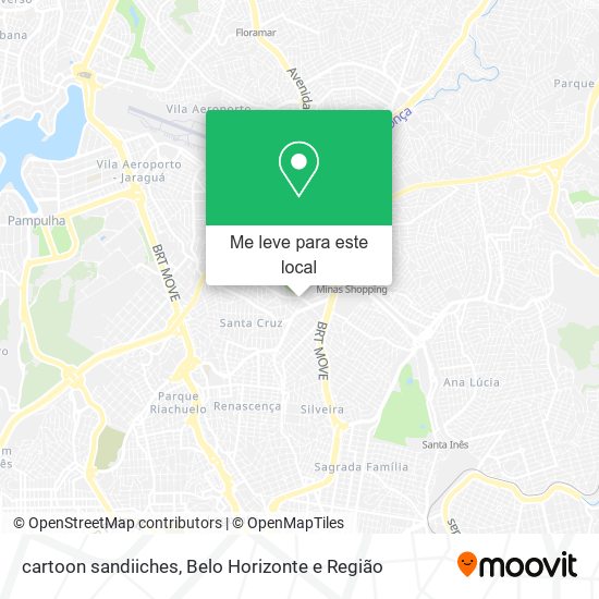 cartoon sandiiches mapa