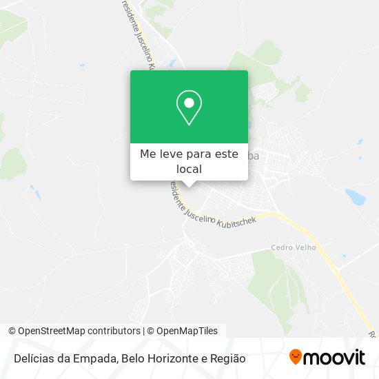 Delícias da Empada mapa