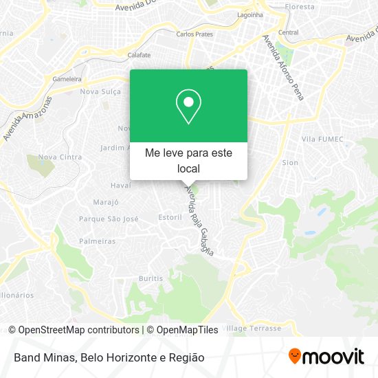 Band Minas mapa