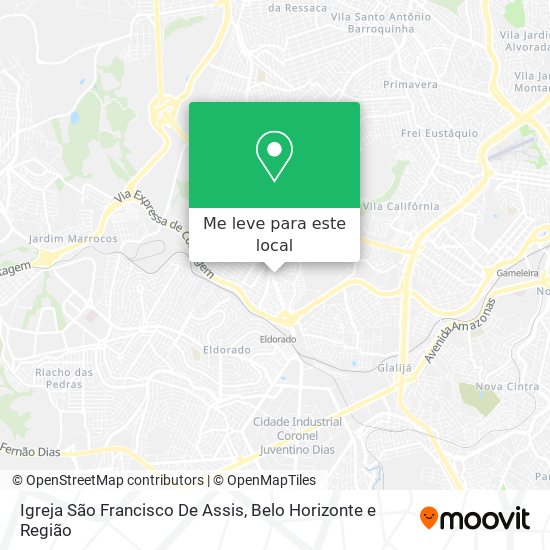Igreja São Francisco De Assis mapa