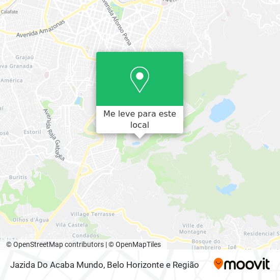 Jazida Do Acaba Mundo mapa
