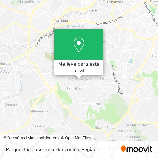 Parque São José mapa