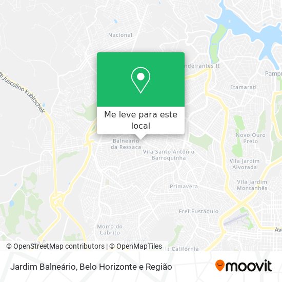 Jardim Balneário mapa
