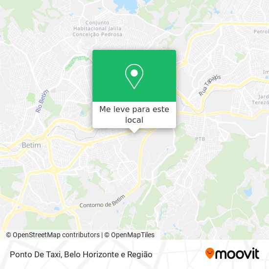 Ponto De Taxi mapa
