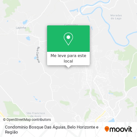 Condomínio Bosque Das Águias mapa