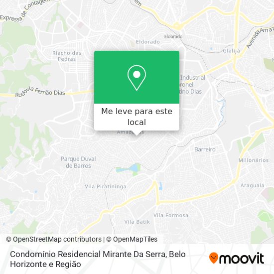 Condomínio Residencial Mirante Da Serra mapa