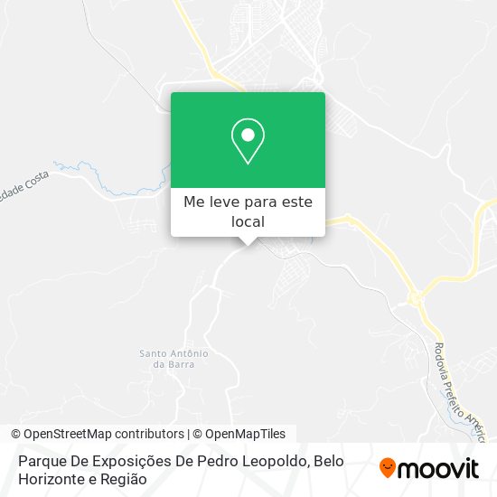 Parque De Exposições De Pedro Leopoldo mapa