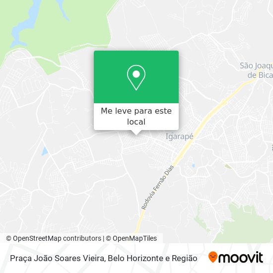 Praça João Soares Vieira mapa
