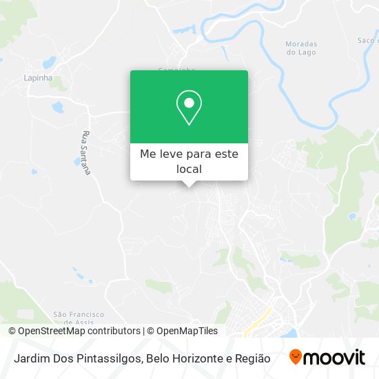 Jardim Dos Pintassilgos mapa