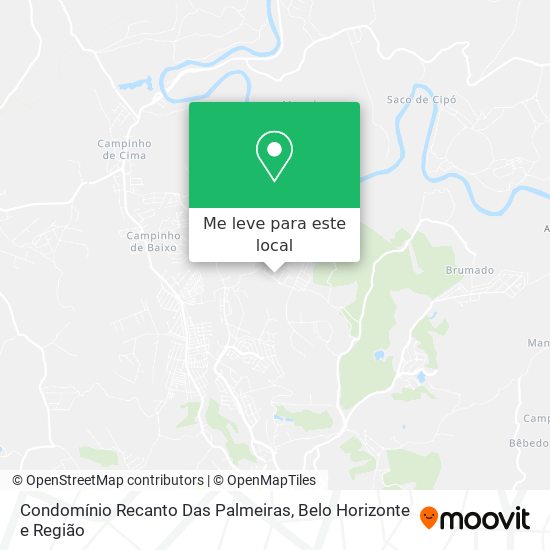 Condomínio Recanto Das Palmeiras mapa