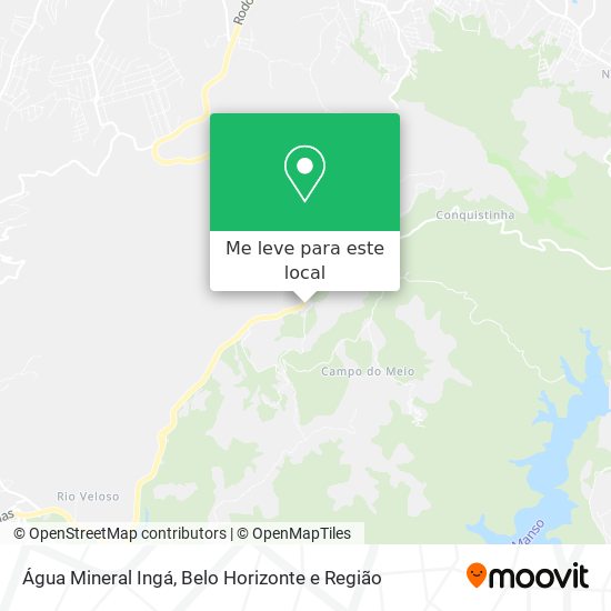Água Mineral Ingá mapa