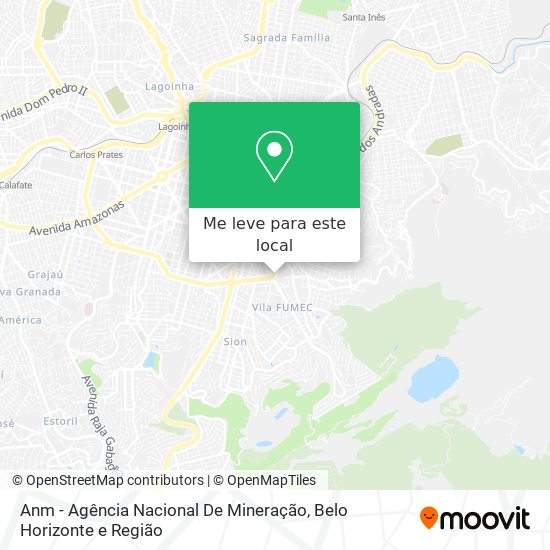 Anm - Agência Nacional De Mineração mapa