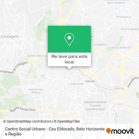 Centro Social Urbano - Csu Eldorado mapa