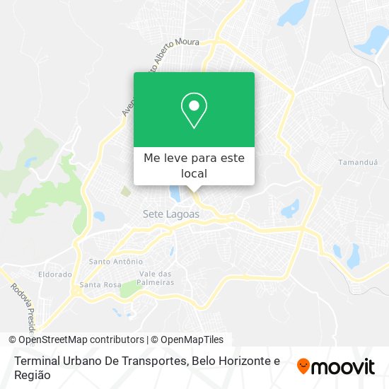 Terminal Urbano De Transportes mapa