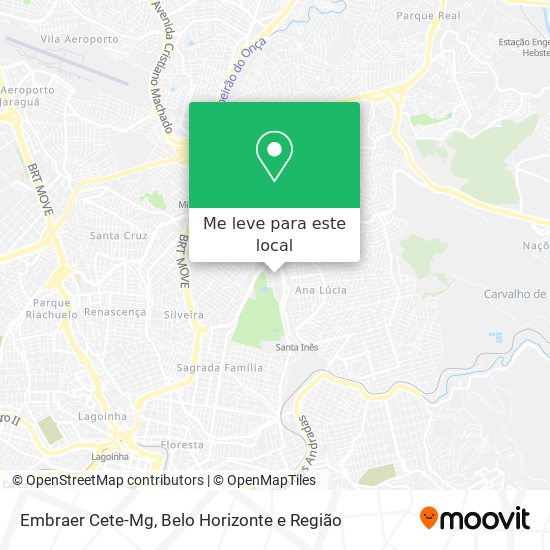 Embraer Cete-Mg mapa