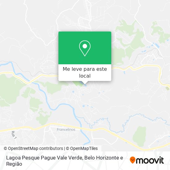 Lagoa Pesque Pague Vale Verde mapa