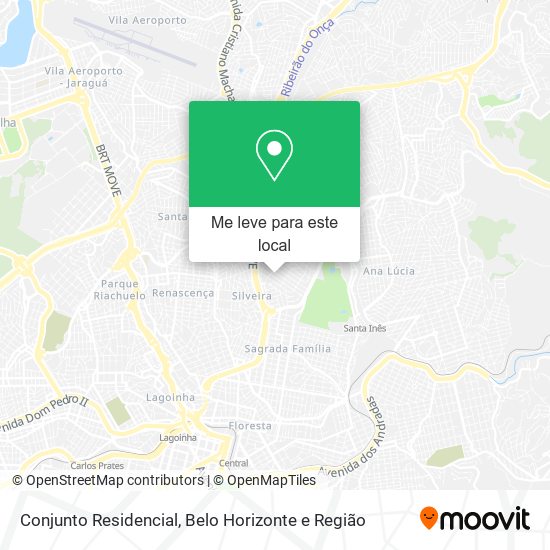 Conjunto Residencial mapa