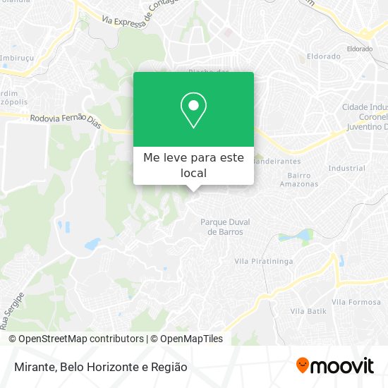 Mirante mapa