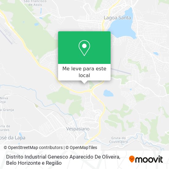 Distrito Industrial Genesco Aparecido De Oliveira mapa