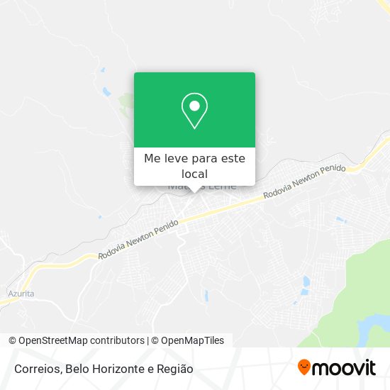 Correios mapa