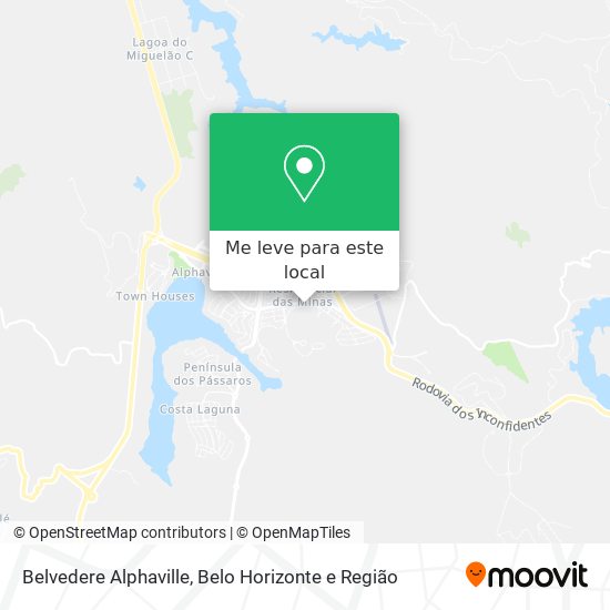 Belvedere Alphaville mapa