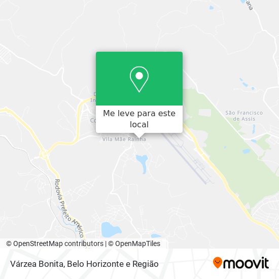 Várzea Bonita mapa
