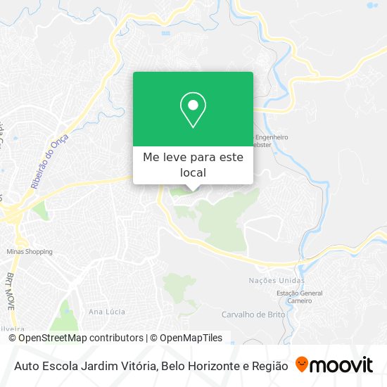 Auto Escola Jardim Vitória mapa