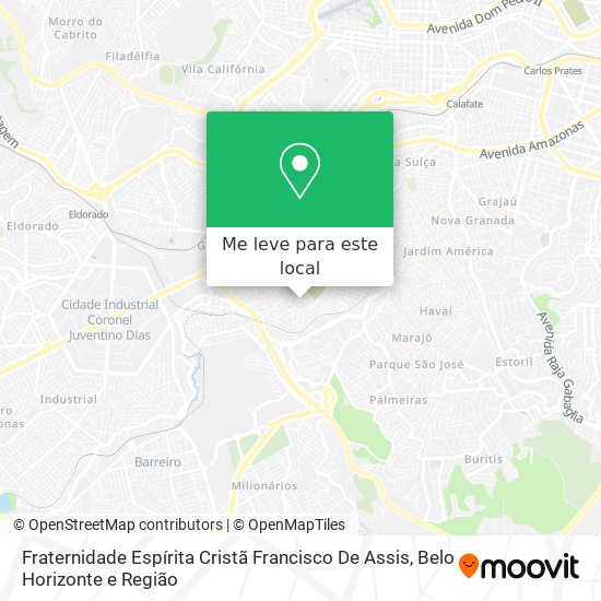 Fraternidade Espírita Cristã Francisco De Assis mapa
