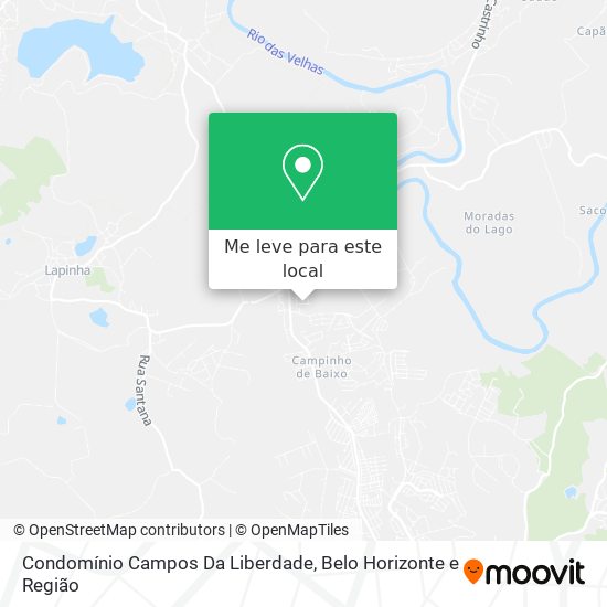 Condomínio Campos Da Liberdade mapa