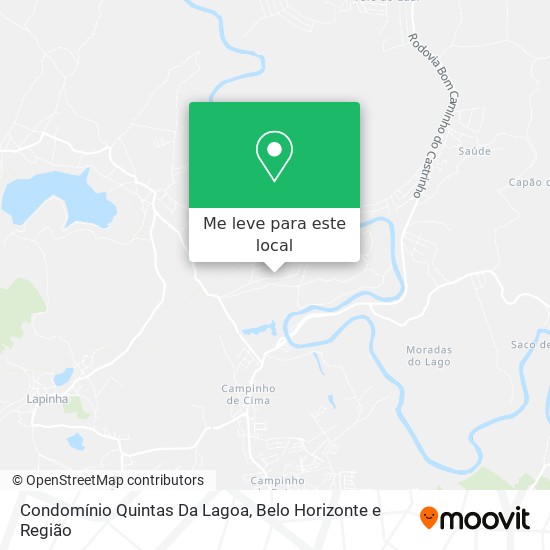 Condomínio Quintas Da Lagoa mapa