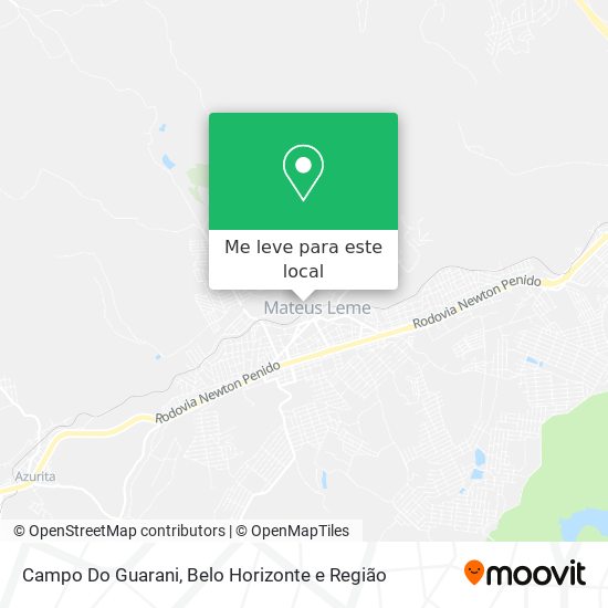 Campo  Do Guarani mapa