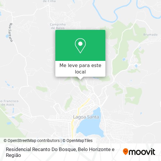 Residencial Recanto Do Bosque mapa