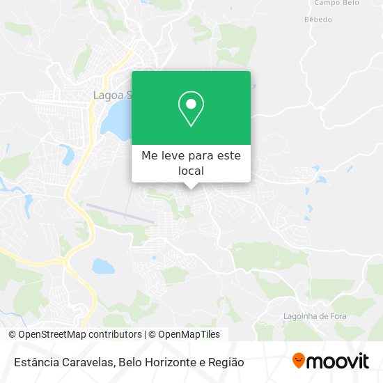 Estância Caravelas mapa