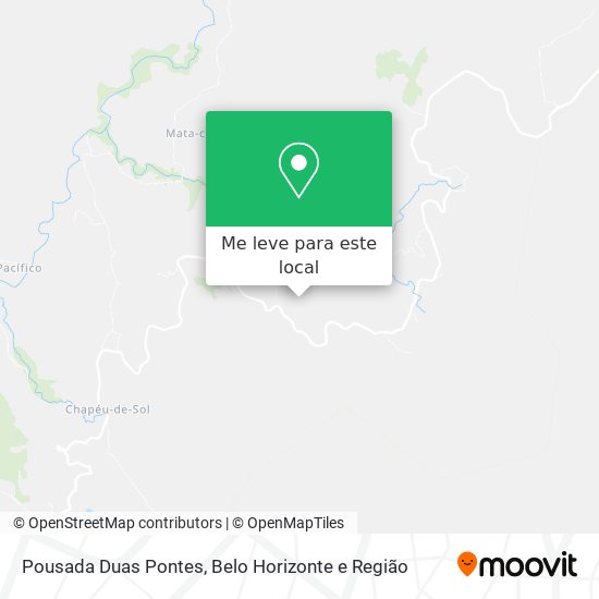 Pousada Duas Pontes mapa