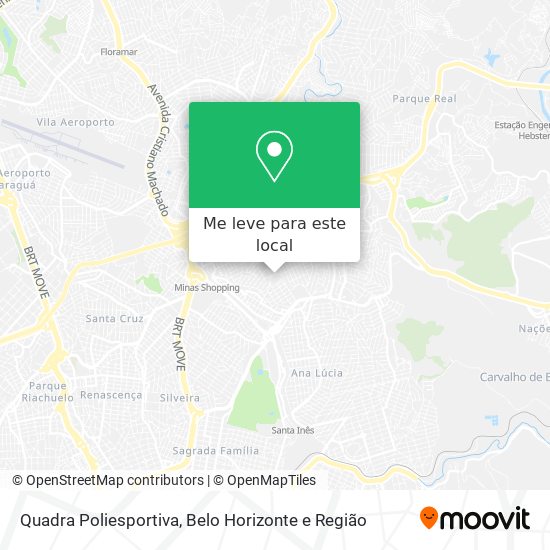 Quadra Poliesportiva mapa