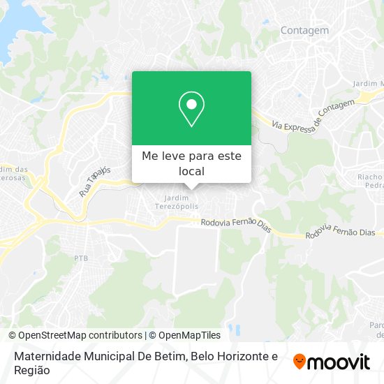 Maternidade Municipal De Betim mapa