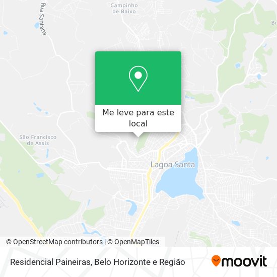 Residencial Paineiras mapa
