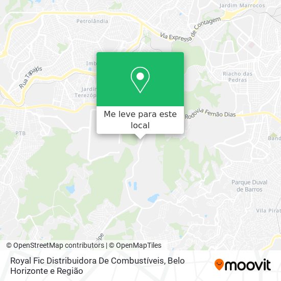 Royal Fic Distribuidora De Combustíveis mapa