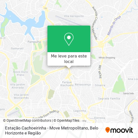 Estação Cachoeirinha - Move Metropolitano mapa