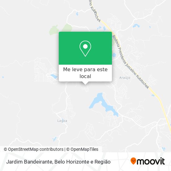 Jardim Bandeirante mapa