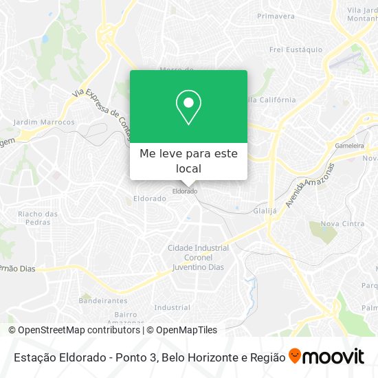 Estação Eldorado - Ponto 3 mapa